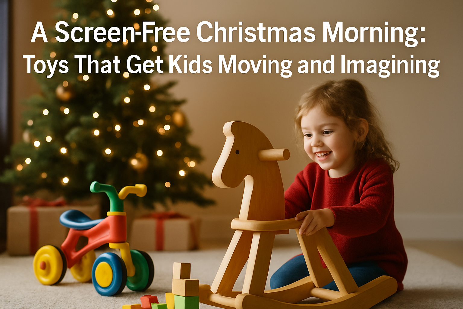 A Screen-Free Christmas Morning: Toys That Get Kids Moving and Imagining