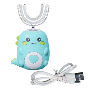 DinoBrush U-Shaped Smart Brush for kids with AI-guided cleaning and UV sterilization