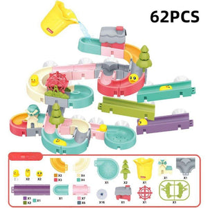Water Play Track Sliding DIY Bath Toy Set