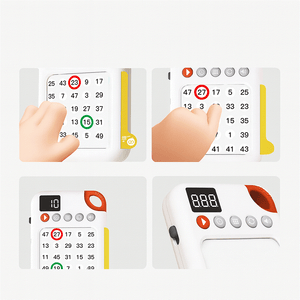 Schulte Grid Focus Training Machine educational toy for kids with voice recognition and interactive features