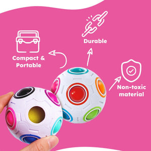 RainbowMatch STEM Brain Puzzle Ball