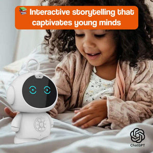 TalkTime Mini AI Learning Robot with voice recognition and interactive STEM education features for kids