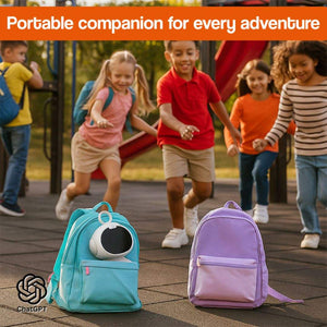TalkTime Mini AI Learning Robot interactive educational toy for kids with voice recognition and STEM learning features