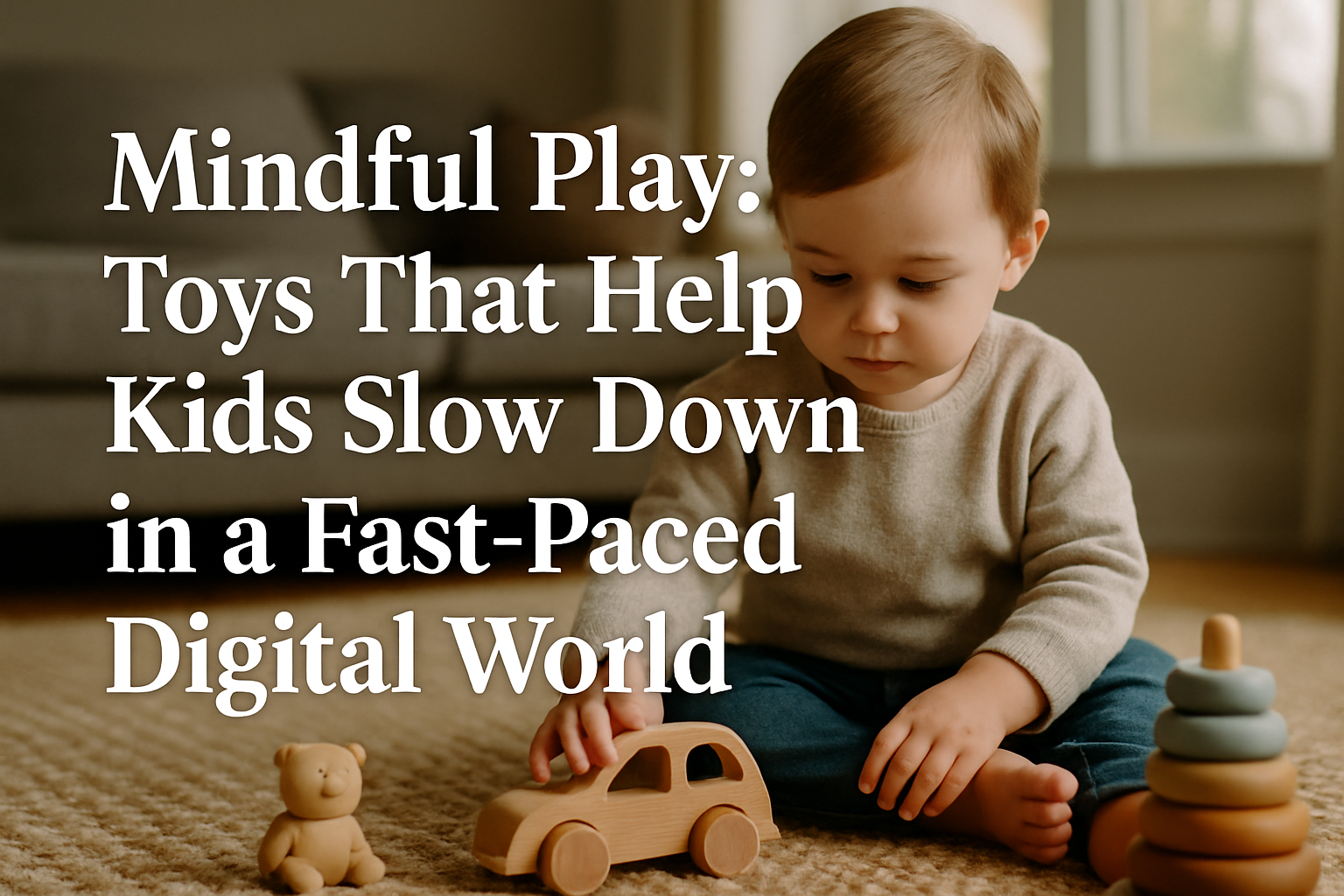 Mindful Play: Toys That Help Kids Slow Down in a Fast-Paced Digital World