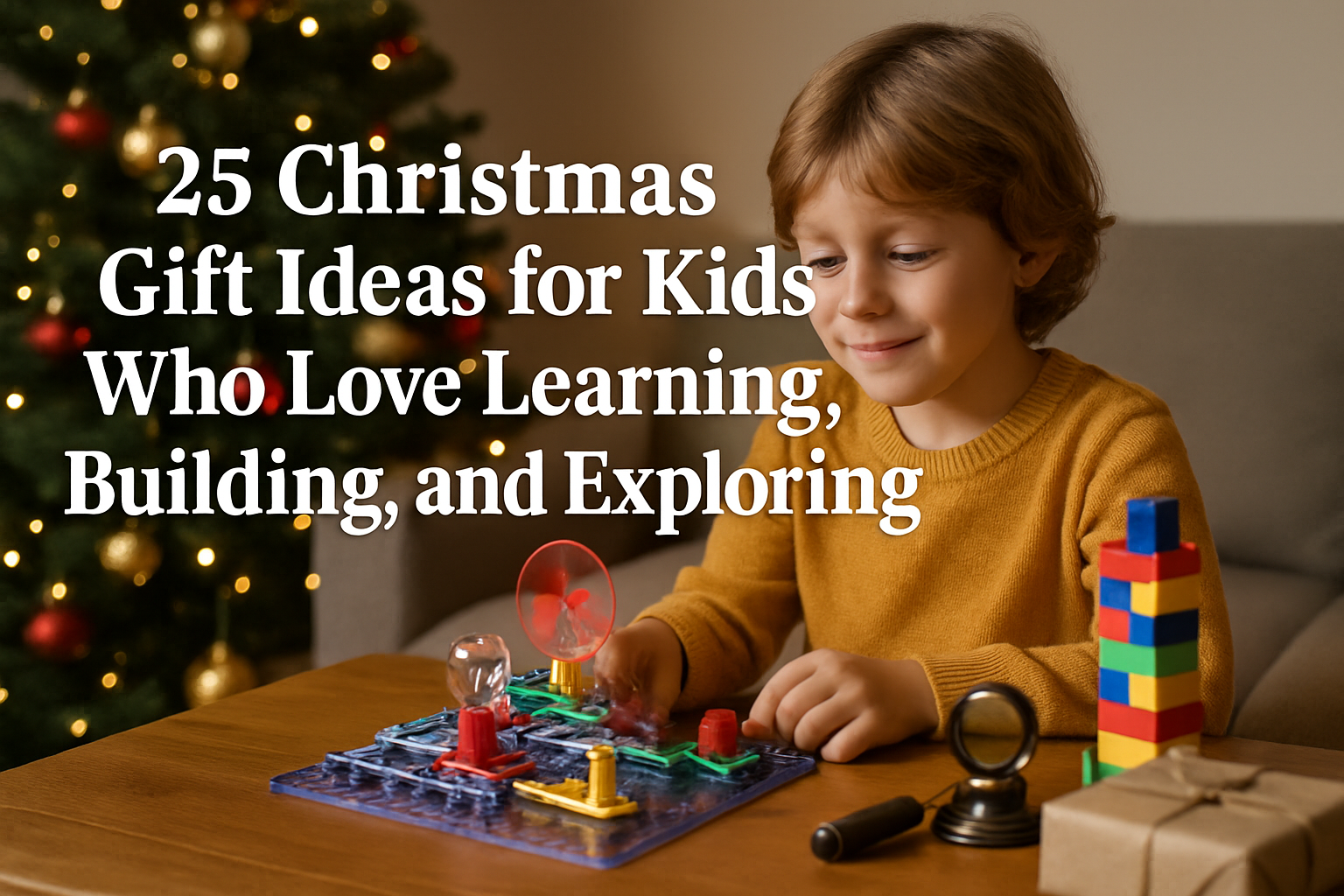 25 Christmas Gift Ideas for Kids Who Love Learning, Building, and Exploring