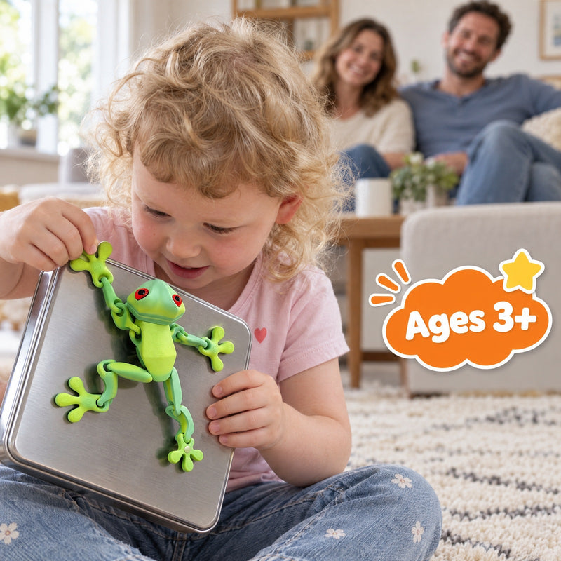 Poseable Magnetic Frog – for kids ages 3+