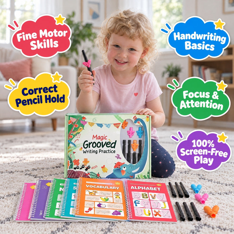 Magic Grooved Writing Practice Set