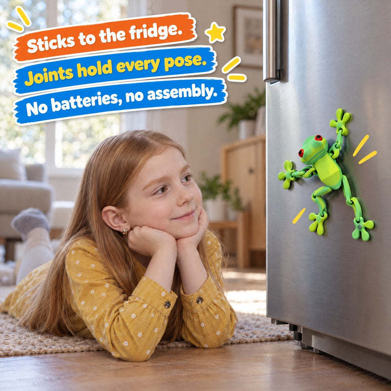 Poseable Magnetic Frog – educational toy