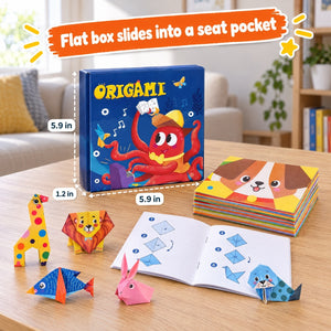 3D Origami Paper Craft Kit with Illustrated Instruction Book