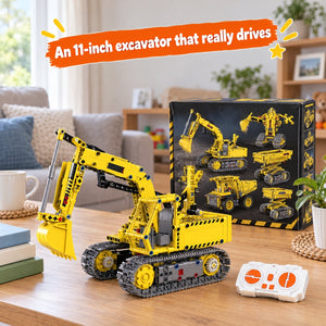 5-in-1 Remote Control Construction Building Block Kit