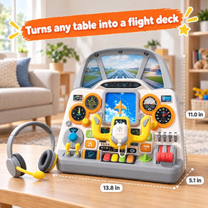 Airplane Cockpit Simulator Playset