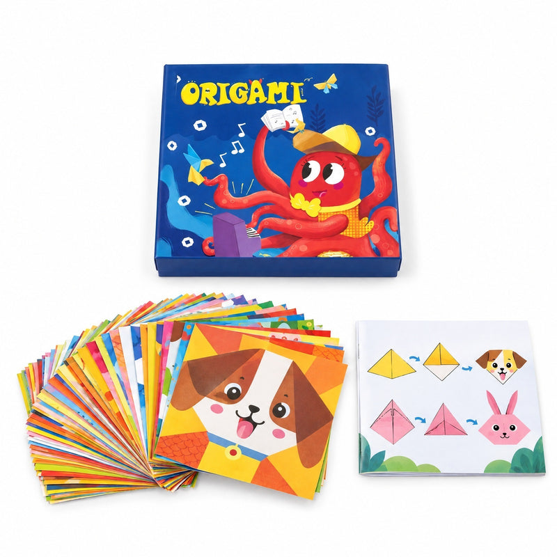 3D Origami Paper Craft Kit with Illustrated Instruction Book