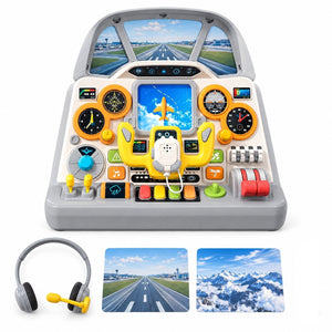 Airplane Cockpit Simulator Playset