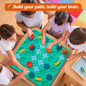 Build-A-Path Logic Puzzle with 118 Challenge Cards