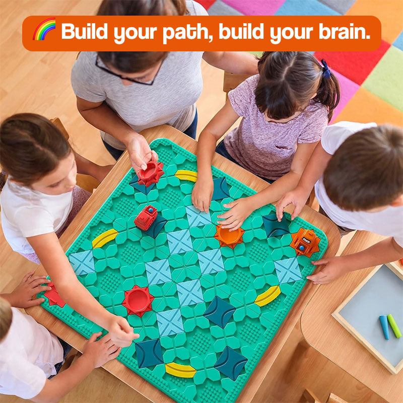 Build-A-Path Logic Puzzle with 118 Challenge Cards