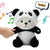 SmartChat AI Plushie panda toy with interactive AI voice features for STEM learning and bilingual chats.