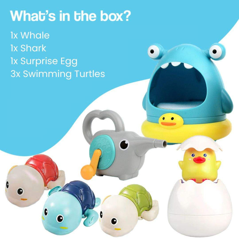 Ocean Adventure 4-in-1 Bath Play Bundle