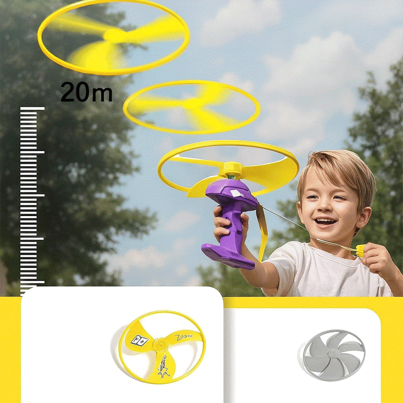 Bamboo Dragonfly Frisbee Outdoor Flying Toy