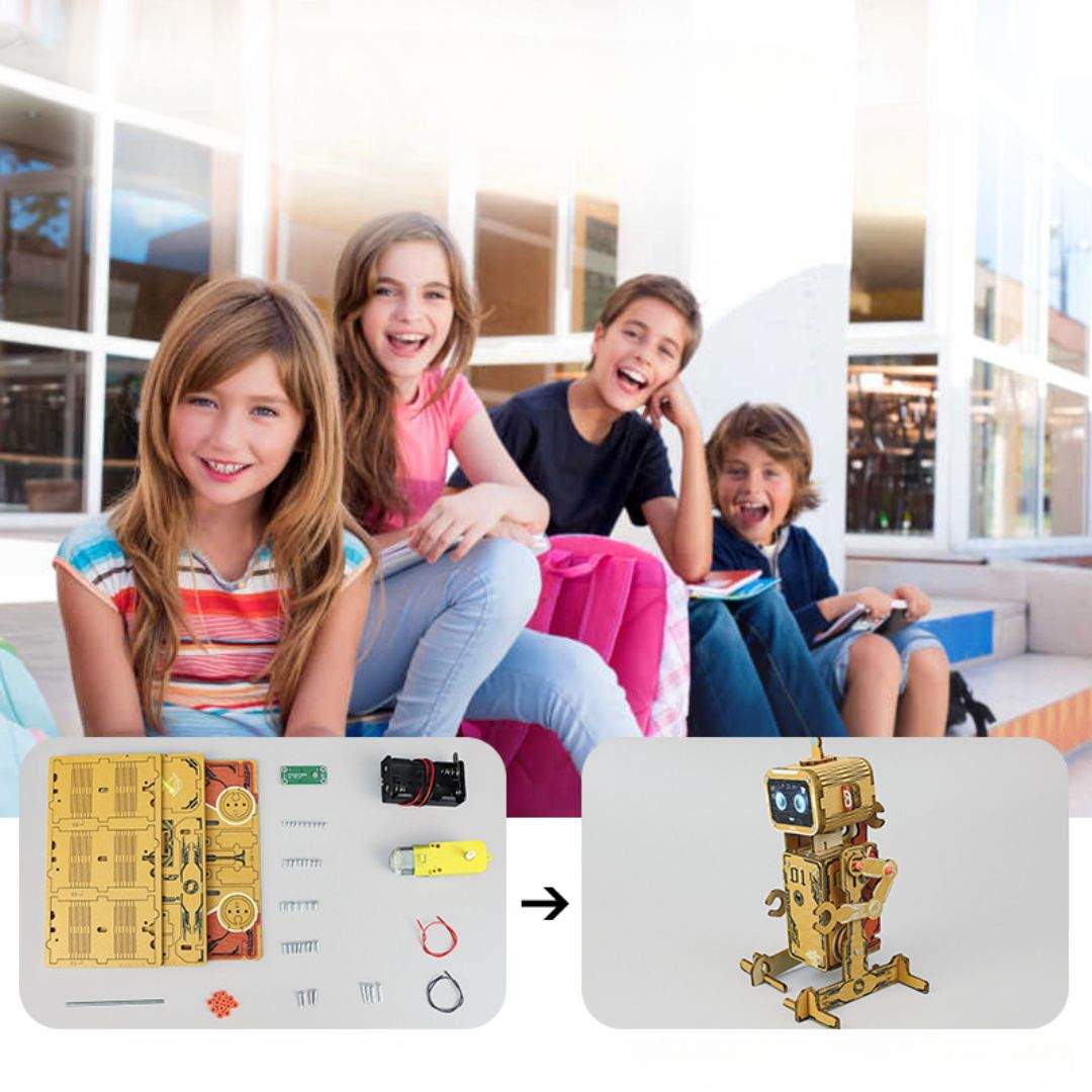 Voice-Controlled DIY Educational Robot Kit
