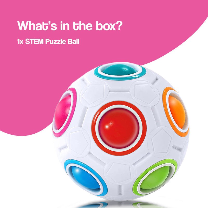 RainbowMatch STEM Brain Puzzle Ball