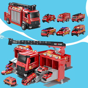 Mega Rescue Water Spray Truck Playset