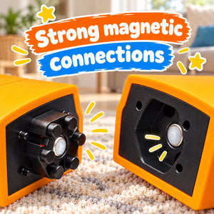 Click & Snap Magnetic Transformer Construction Set