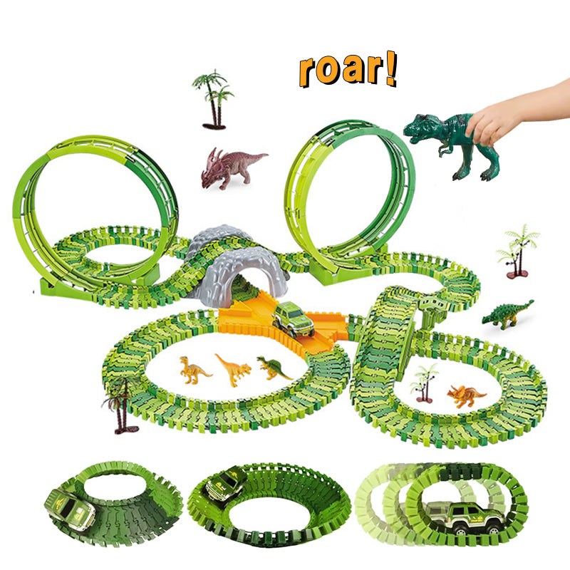 Dinosaur Adventure Roller Coaster Set