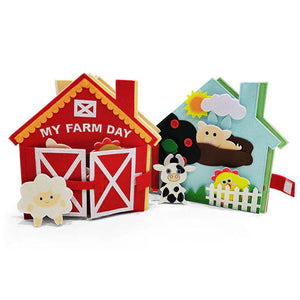 Kids Montessori Interactive Educational My Farm Day Book