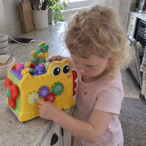 Whack-a-Mole Activity Cube with Xylophone