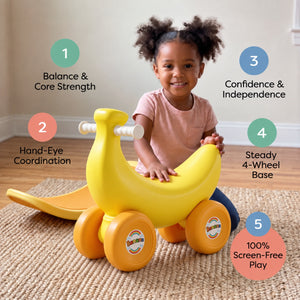 Banana-Mobile 3-in-1 Rocker, Balance Board & Ride-On