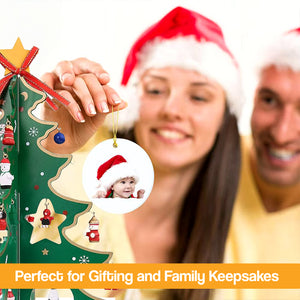 Customizable Wooden Keepsake Christmas Tree