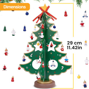 Customizable Wooden Keepsake Christmas Tree