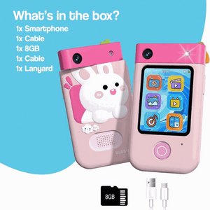 Interactive Kids Smartphone with Camera and Case