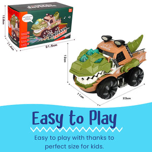 Interactive LED Dinosaur Chariot Toy