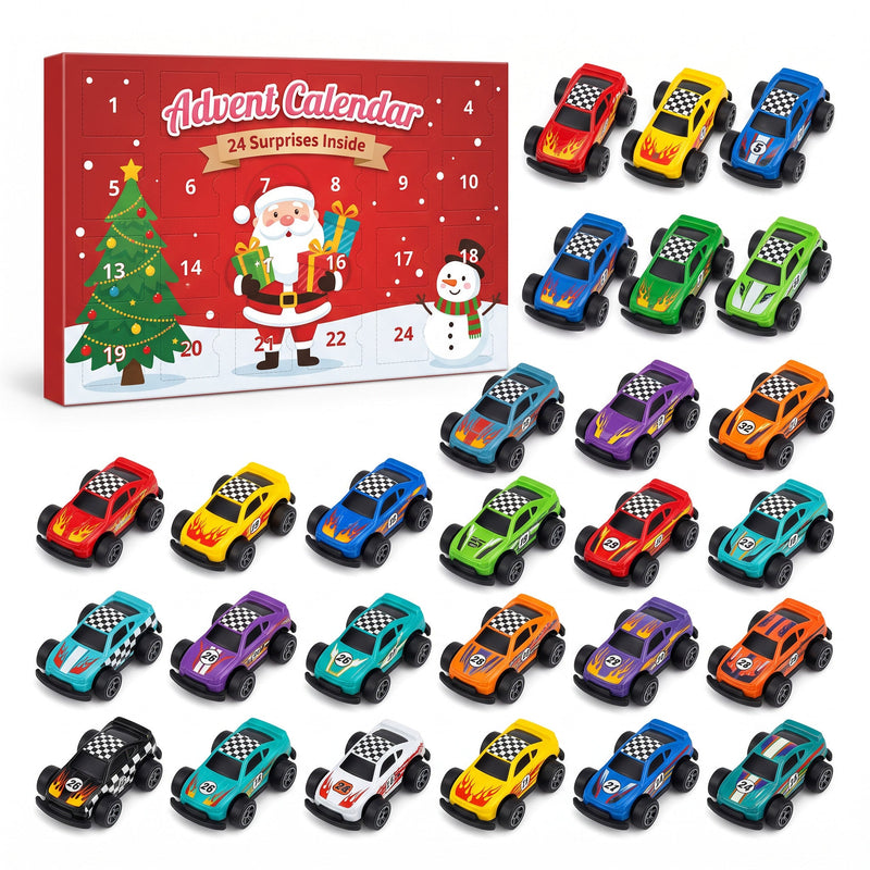 24 Racing Cars Advent Calendar