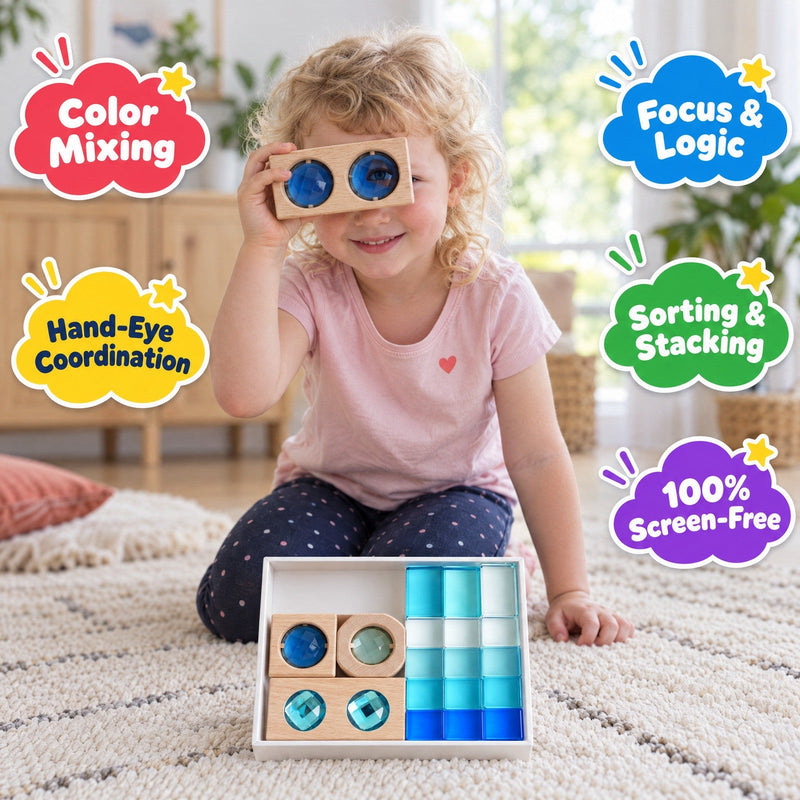 Translucent Acrylic Jewel Building Blocks