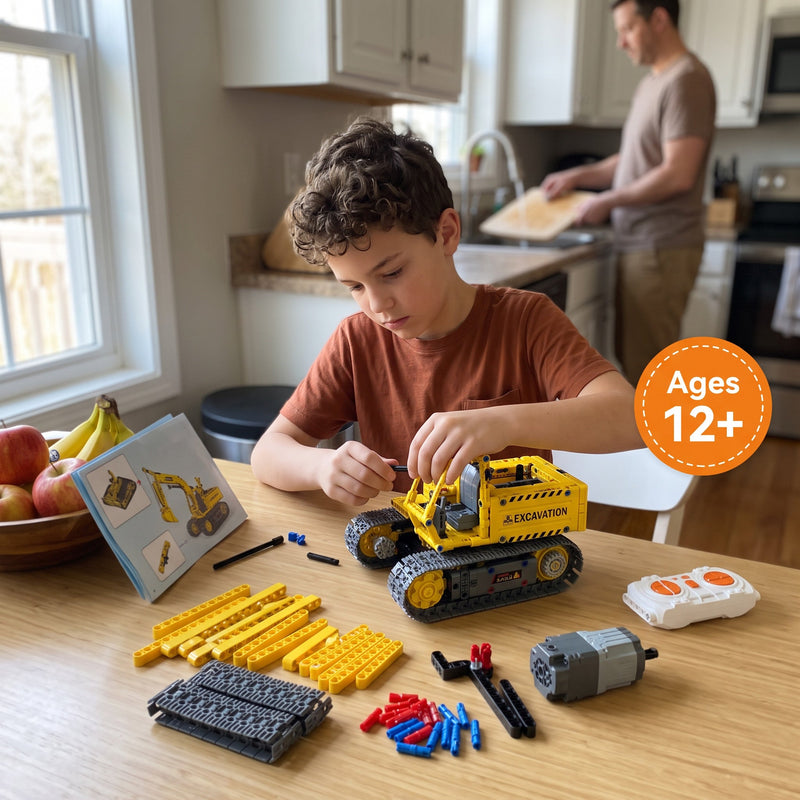 5-in-1 Remote Control Construction Building Block Kit