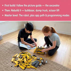 5-in-1 Remote Control Construction Building Block Kit