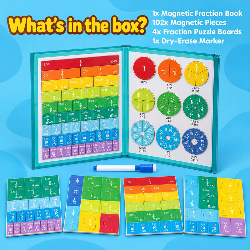 Magnetic Fraction Learning Book