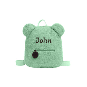 Teddy Buddy Custom Name Backpack