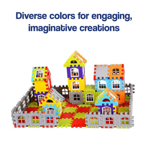 Vibrant 3D Puzzle Building Blocks